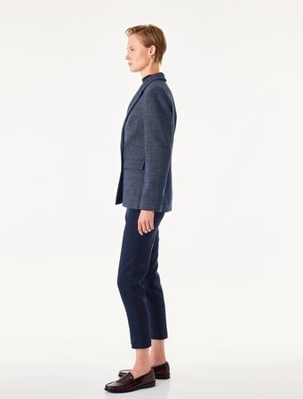 Cepli Düğmeli Slim Fit Normal Bel Cigarette Pantolon