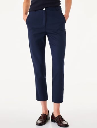 Cepli Düğmeli Slim Fit Normal Bel Cigarette Pantolon