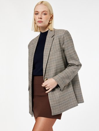 Slim Fit A Kesim Yüksek Bel Mini Etek