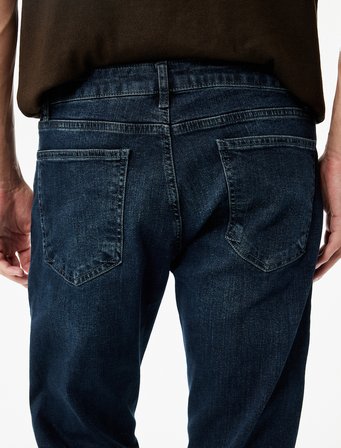 Pamuklu Normal Bel Straight Fit Jean Pantolon - Mark Jean