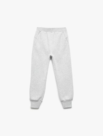 Şardonlu Cep Detaylı Basic Jogger Okul Eşofman Altı