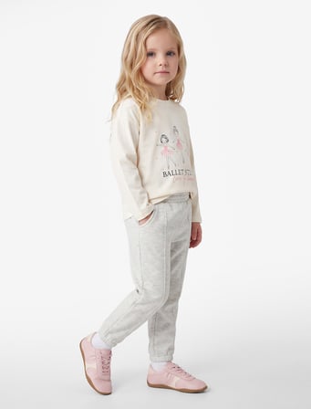 Cepli Beli Lastikli Pamuklu Şardonlu Basic Jogger Eşofman Altı