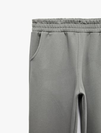 Rahat Kalıp Şardonlu Lastikli Paça Jogger Eşofman Altı