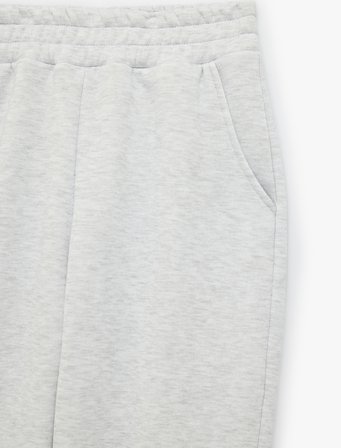 Rahat Kalıp Şardonlu Lastikli Paça Jogger Eşofman Altı