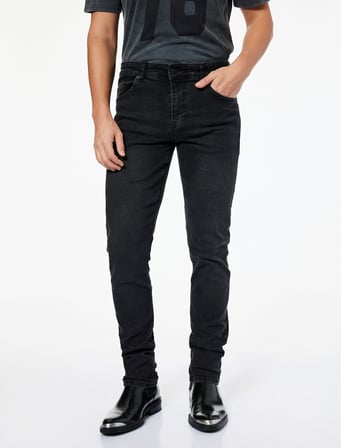 Normal Bel Cepli Pamuklu Slim Fit Jean Pantolon - Brad Jean