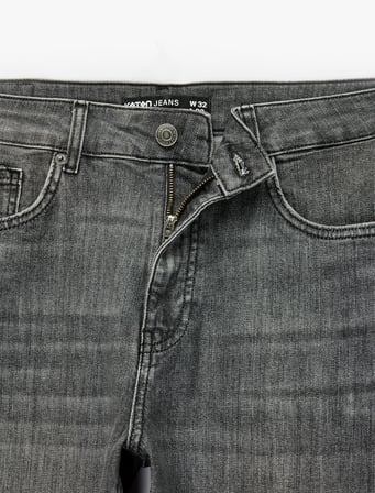 Pamuklu Normal Bel Cepli Straight Fit Jean Pantolon - Mark Jean