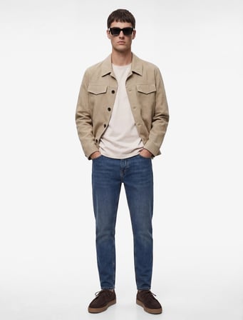 Regular Fit Normal Bel Pamuklu Tapered Jean Pantolon - Joe Jean