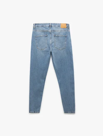 Pamuklu Normal Bel Tapered Fit Jean Pantolon - Joe Jean