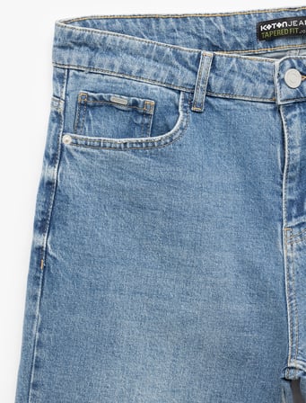 Pamuklu Normal Bel Tapered Fit Jean Pantolon - Joe Jean