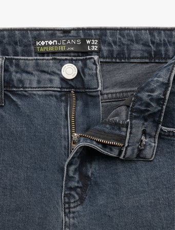 Pamuklu Normal Bel Tapered Fit Jean Pantolon - Joe Jean