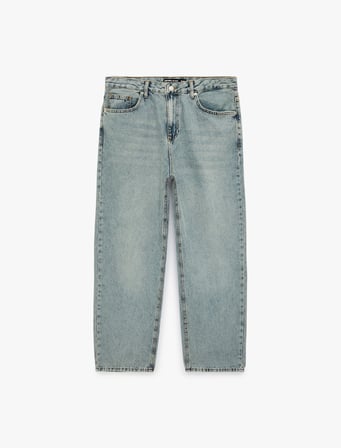 Normal Bel Pamuklu Bol Kalıp Baggy Jean Pantolon