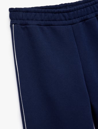 Beli Lastikli Geniş Paça Eşofman Altı
