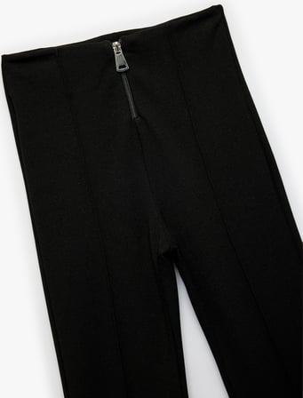 Viskon Karışımlı Slim Fit Basic Pantolon
