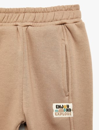 Şardonlu Oversize Balon Form Jogger Eşofman Altı