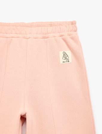 Beli Lastikli Geniş Paça Eşofman Altı
