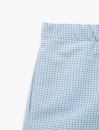 Rahat Kalıp Pamuk Karışımlı Pötikareli Şort Pijama Altı