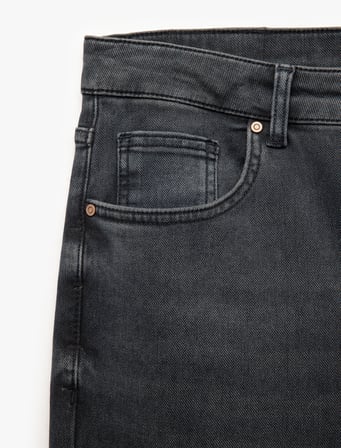 Pamuklu Normal Bel Slim Fit Jean Pantolon - Brad Jean
