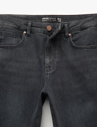 Pamuklu Normal Bel Slim Fit Jean Pantolon - Brad Jean
