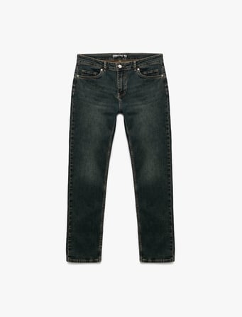 Pamuklu Normal Bel Slim Fit Jean Pantolon - Brad Jean