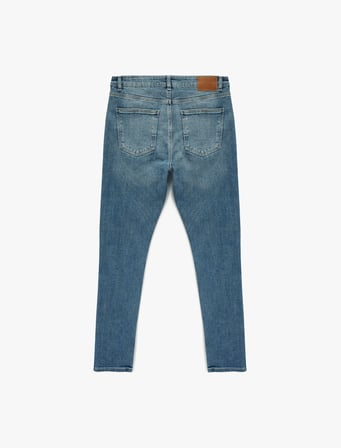 Pamuklu Normal Bel Slim Fit Jean Pantolon - Brad Jean