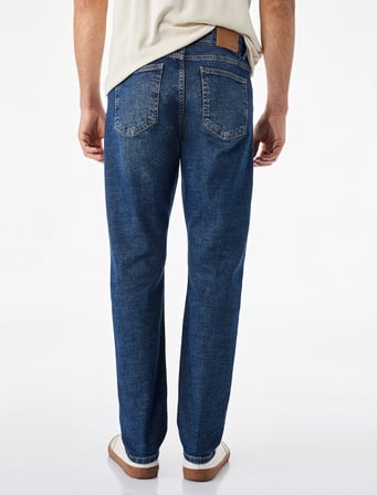 Normal Bel Cepli Pamuklu Slim Fit Jean Pantolon - Brad Jean