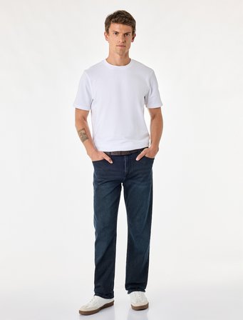 Normal Bel Pamuklu Straight Fit Jean Pantolon - Mark Jean
