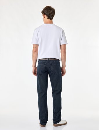Normal Bel Pamuklu Straight Fit Jean Pantolon - Mark Jean