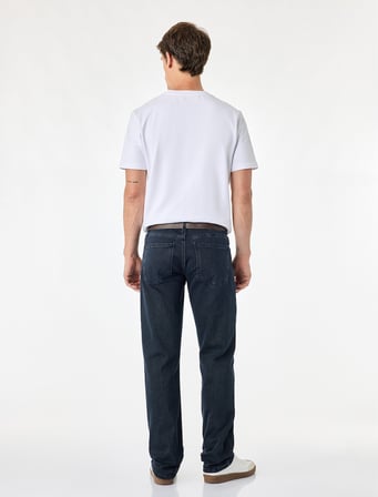 Normal Bel Pamuklu Straight Fit Jean Pantolon - Mark Jean