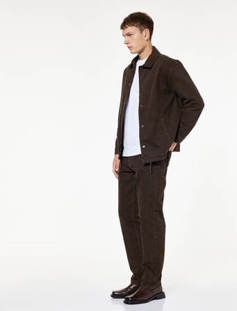 Pamuklu Normal Bel Cepli Vintage Straight Fit Jean Pantolon
