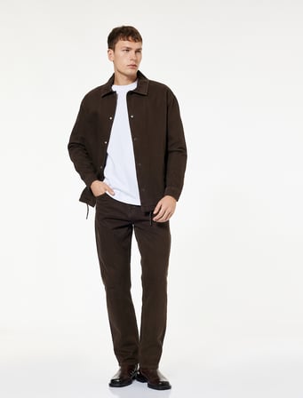 Pamuklu Normal Bel Cepli Vintage Straight Fit Jean Pantolon