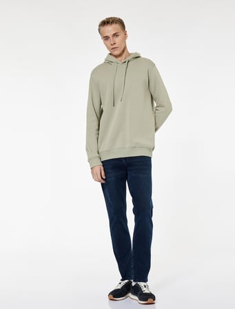 Normal Bel Pamuklu Slim Fit Jean Pantolon - Brad Jean