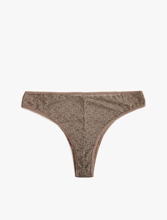 Rahat Kalıp Dantelli Brazilian Külot