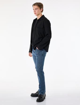 Normal Bel Pamuklu Cepli Straight Fit Jean Pantolon - Mark Jean