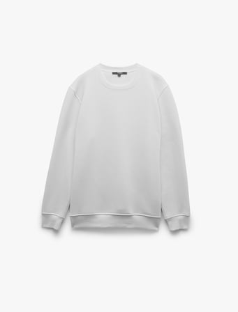 Pamuklu Uzun Kollu Şardonlu Bisiklet Yaka Erkek Basic Sweatshirt