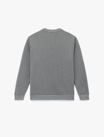 Bisiklet Yaka Uzun Kollu Fitilli Basic Sweatshirt