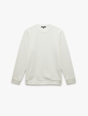 Uzun Kollu Bisiklet Yaka Basic Sweatshirt