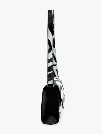 Zebra Desenli Omuz Çantası 