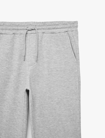 Straight Fit Cep Detaylı Şardonlu Beli Lastikli Kışlık Eşofman Altı