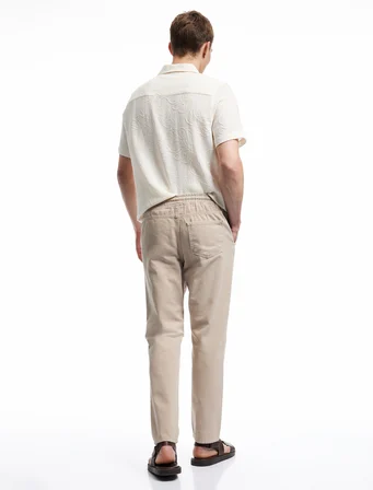 Pamuklu Cepli Düğmeli Regular Fit Yazlık Pantolon