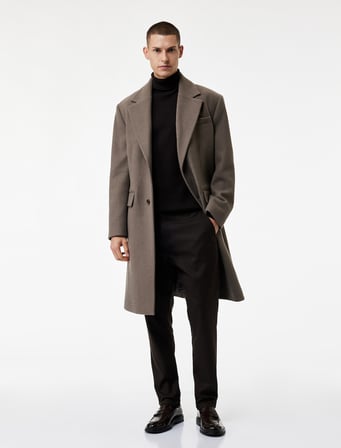 Viskon Cepli Slim Fit Pileli Kumaş Pantolon