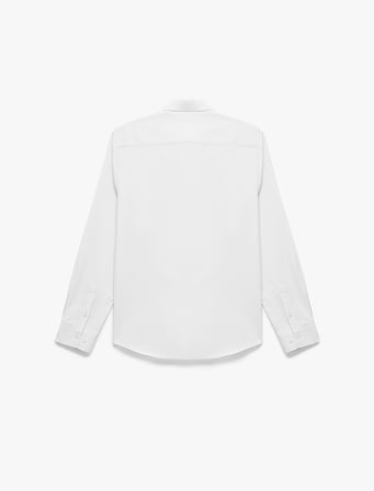 Uzun Kollu Slim Fit Yarım İtalyan Yaka Gömlek