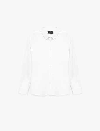 Regular Fit Klasik Yaka Düğmeli Oxford Uzun Kollu Gömlek