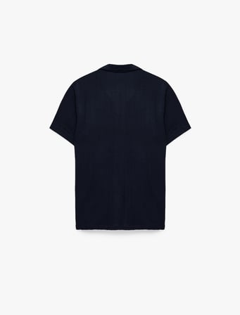 Pamuklu Regular Fit Kısa Kollu Dokulu Polo Yaka Tişört