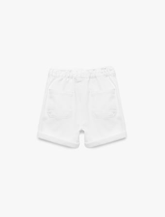 Pamuklu Rahat Kesim Beli Bağcıklı Basic Mini Şort