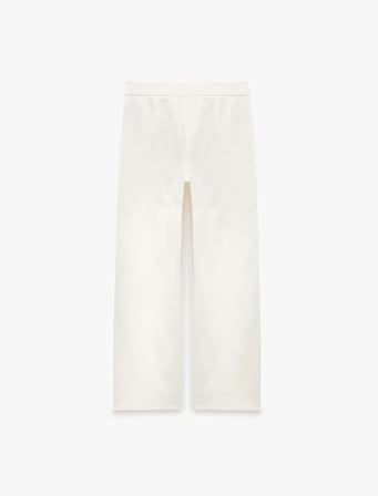 Pamuklu Bağlama Detaylı Uzun Düz Paça Düşük Bel Pantolon - Longer Straight Jeans