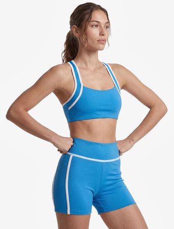 Slim Fit U Yaka Biyeli Sırt Detaylı Kolsuz Sporcu Sütyeni