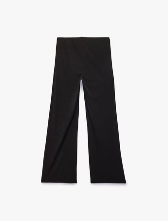 Sandy Kumaş Bol Paça Pantolon