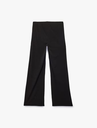 Sandy Kumaş Bol Paça Pantolon