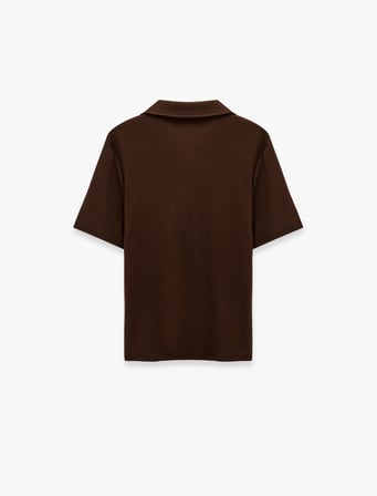 Pamuklu Slim Fit Düğmeli Kalp İşleme Detaylı Polo Yaka Kısa Kollu Fitilli Tişört