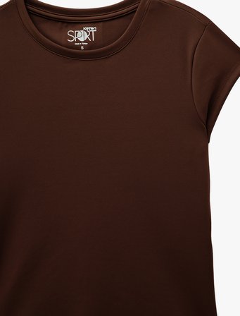 Slim Fit Bisiklet Yaka Kısa Kollu Spor Tişört